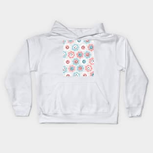 Trans Flower Faces Kids Hoodie